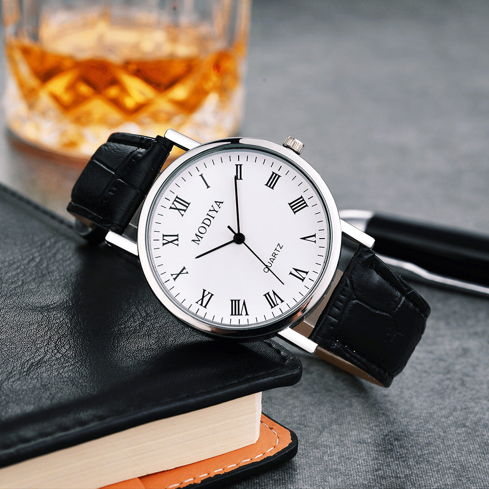 Montre à quartz simple à la mode pour hommes