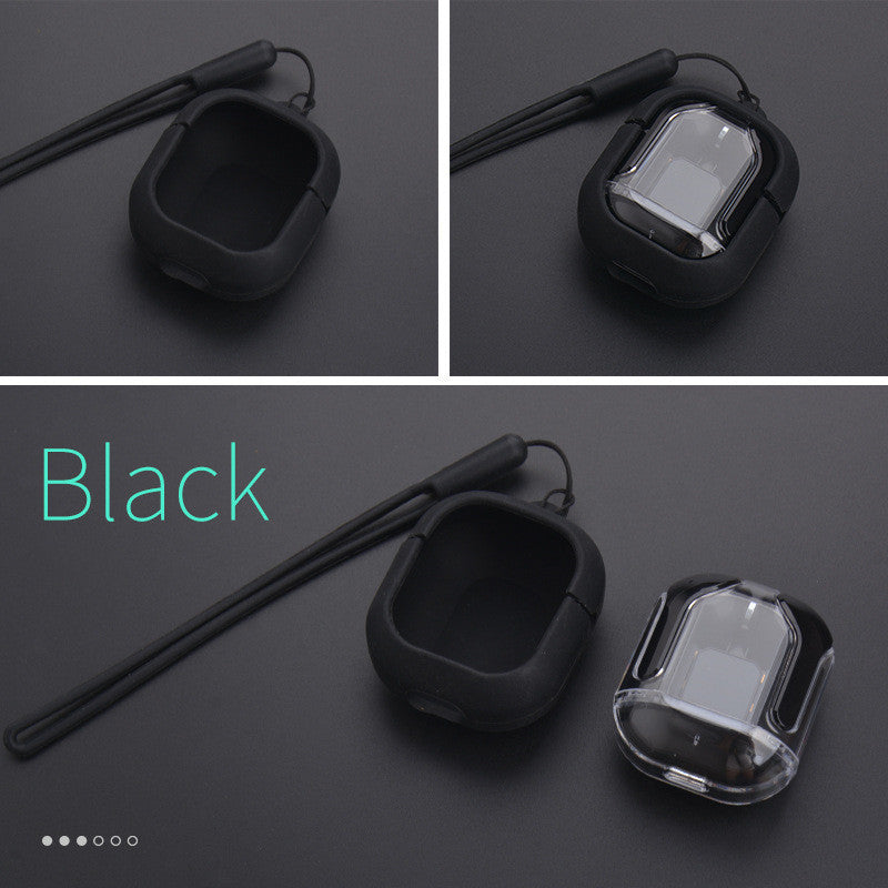 Écouteurs Bluetooth sans fil à affichage numérique transparent TWS