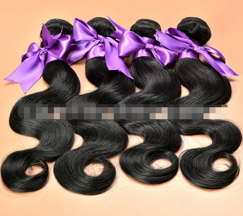 Réel perruque de cheveux, cheveux styling hair extension, vague de corps de cheveux humains tisse