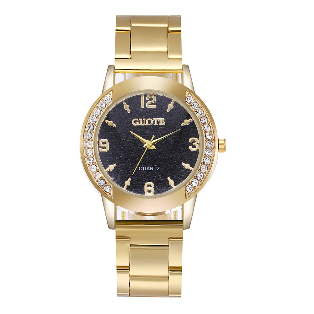 Montre à quartz à diamant à la mode pour femme