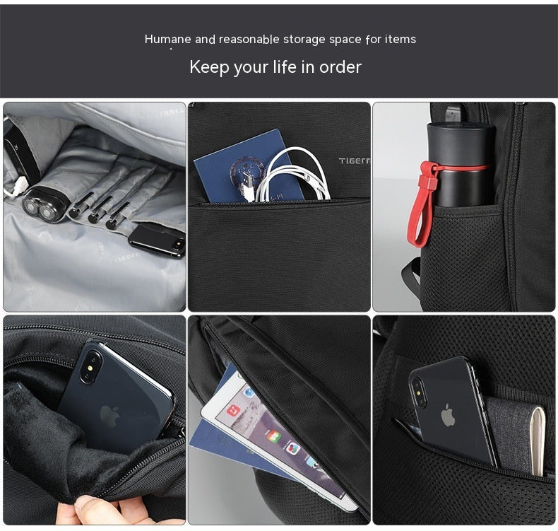 Sac d'ordinateur portable anti-vol loisirs multifonctionnel