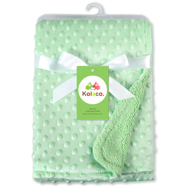 Double laminé bulle petit velours couverture velours couverture