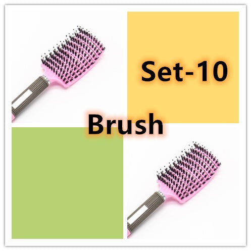 Brosse à cheveux Anti Klit Brushy Haarborstel Femmes Démêlant Cheveux Brosse À Poils En Nylon Cuir Chevelu Massage Teaser De Brosse À Cheveux Peigne