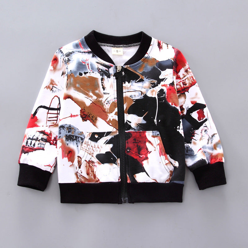 Garçons beaux vêtements d'automne et d'hiver trois pièces vêtements pour enfants