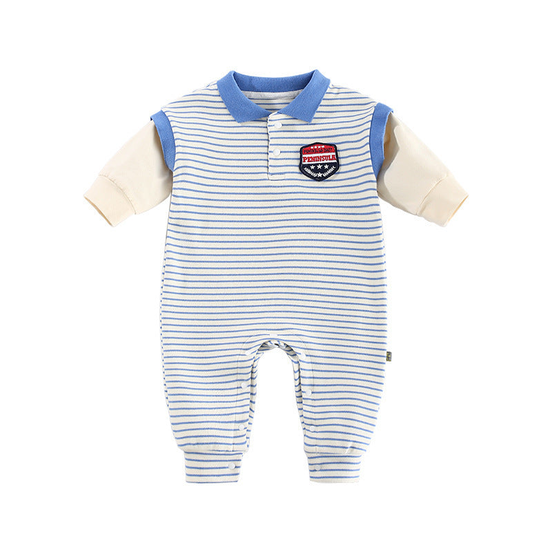 Bébé Onesies Rayé Bébé Bébé Nouveau-Né Vêtements Bébé Automne Vêtements