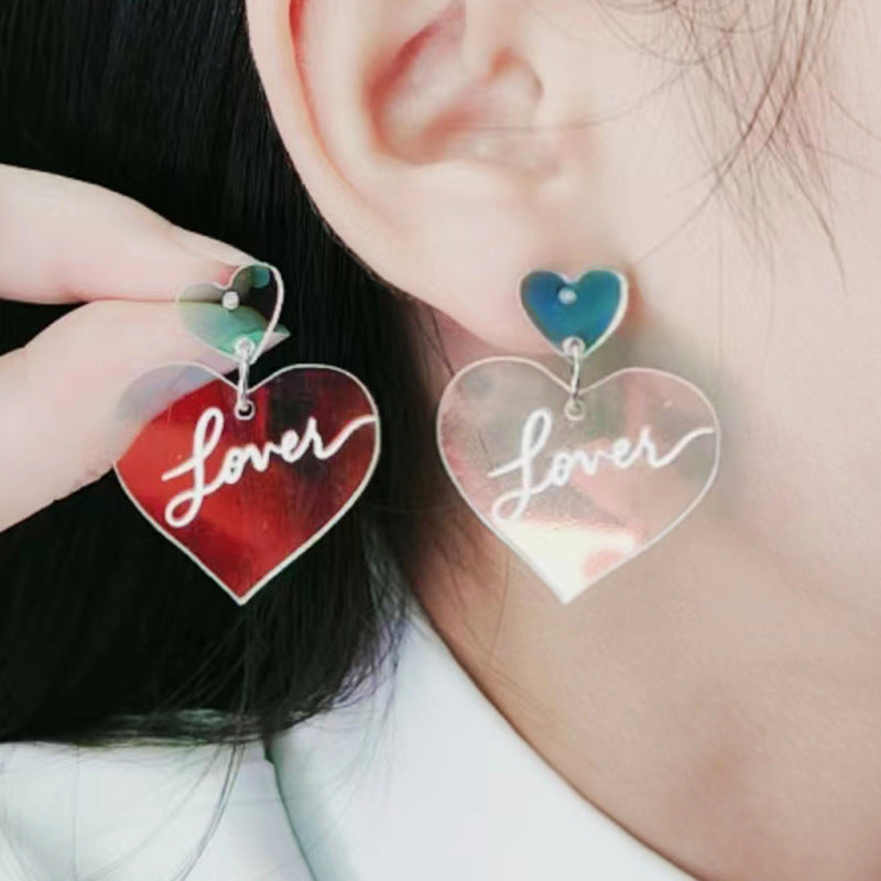 Boucles d'oreilles en acrylique,