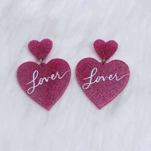 Boucles d'oreilles en acrylique,
