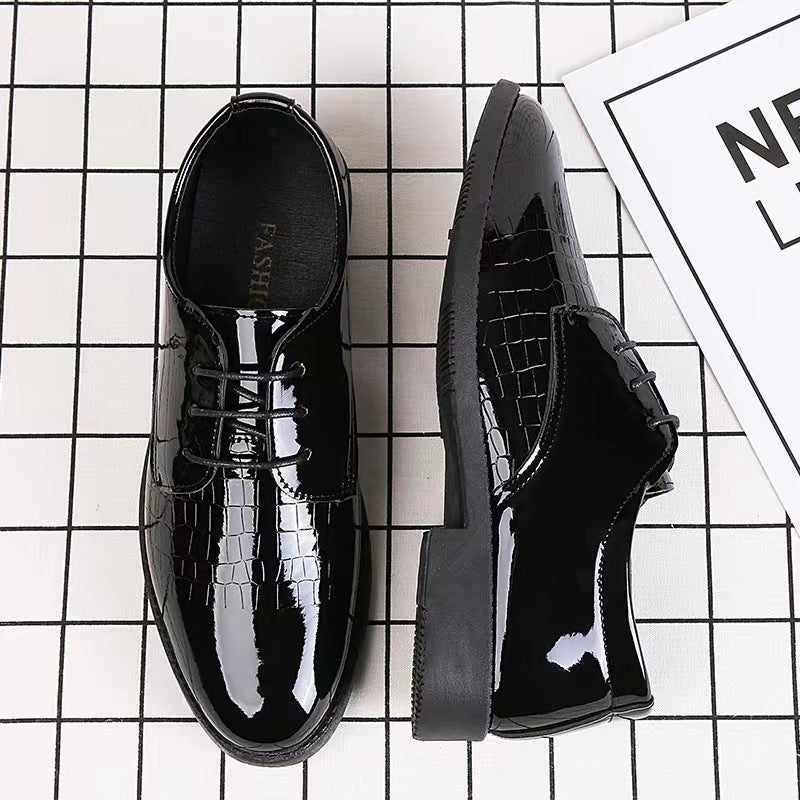 Chaussures d'automne en cuir pour hommes,