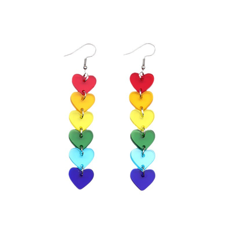 Boucles d'oreilles en acrylique,