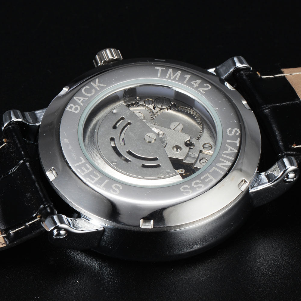 Montre mécanique décontractée de style américain européen pour hommes