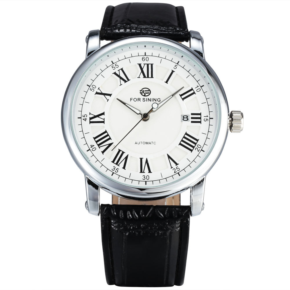 Montre mécanique décontractée de style américain européen pour hommes