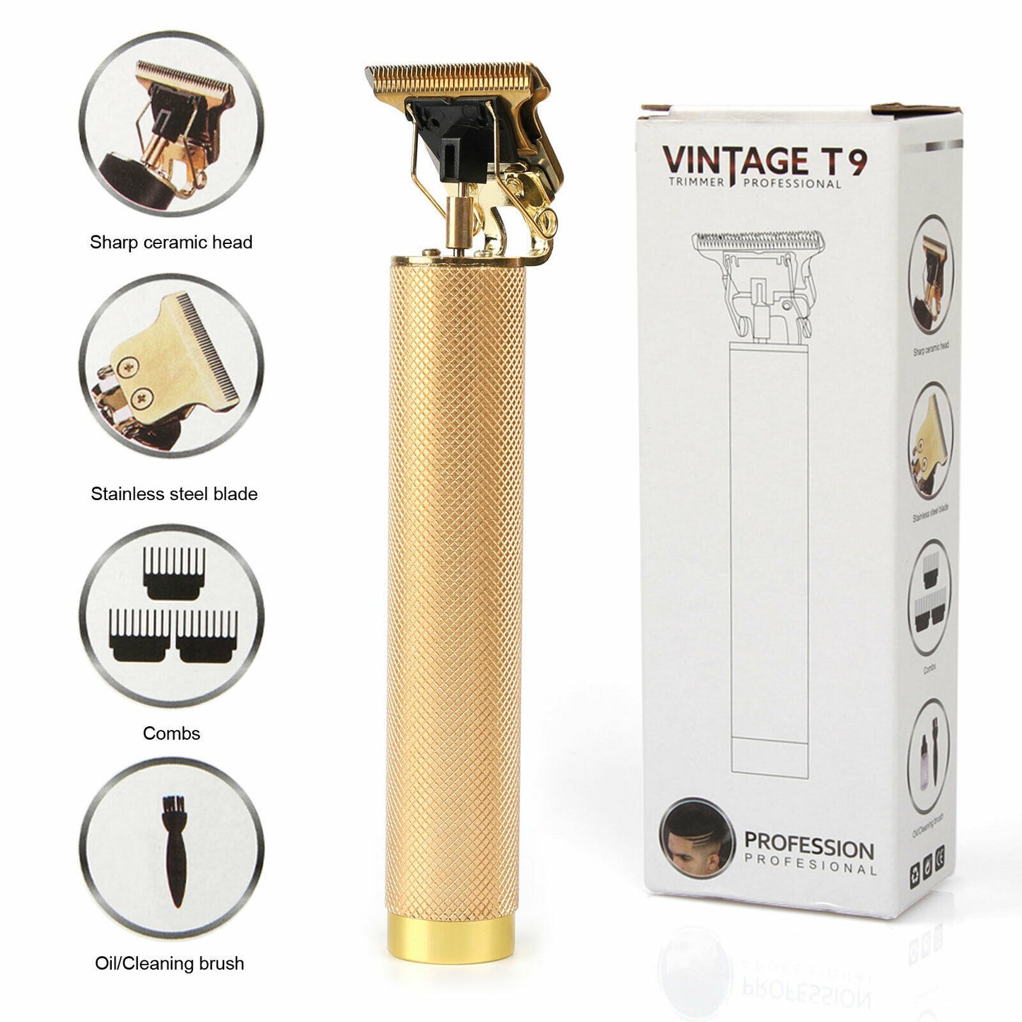 USB Électrique Tondeuses Rechargeable Rasoir Barbe Tondeuse Professionnelle Hommes Coupe De Cheveux Machine Barbe Salon de Coiffure Hair Cut