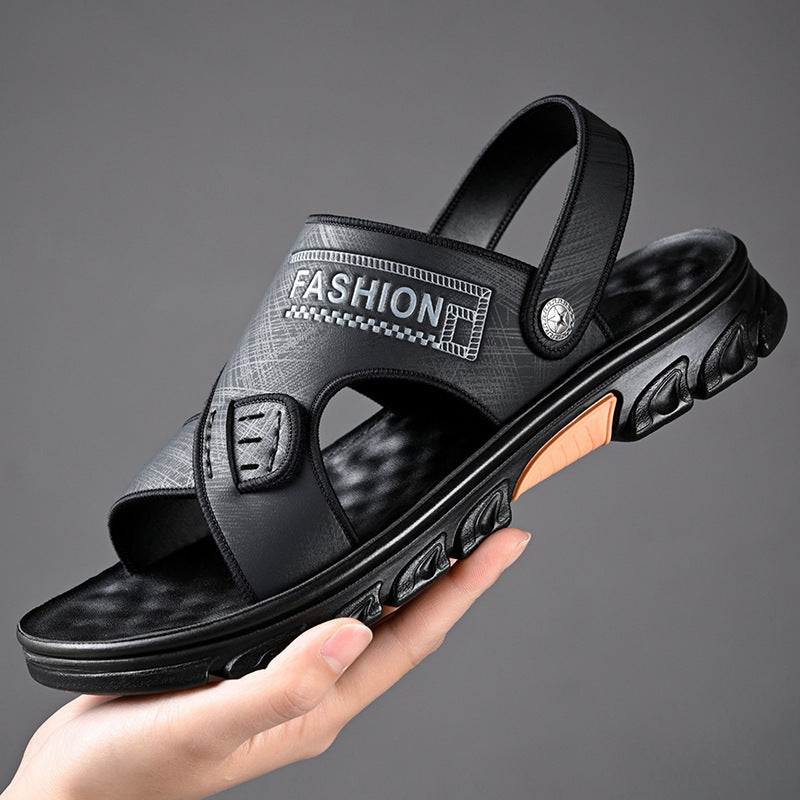 Sandales d'été en cuir de vachette d'été pour hommes