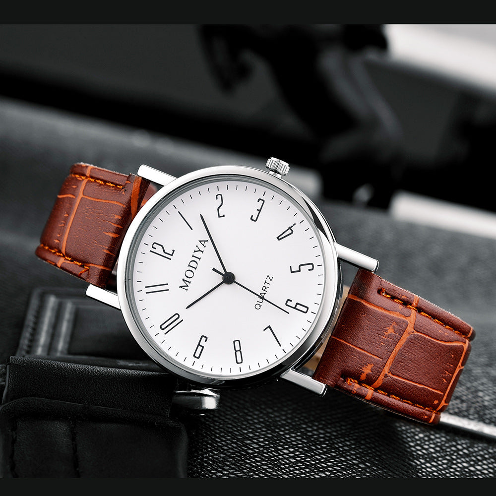 Montre à quartz simple à la mode pour hommes