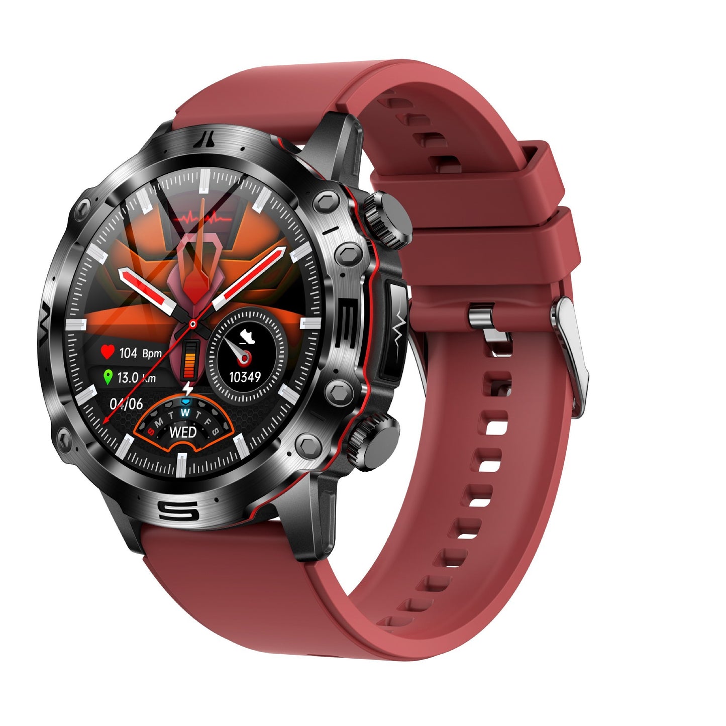 Montre de sport de plein air HD ECG d'appel Bluetooth