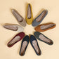 Round Toe Shallow Mouth Fabric Flat Knitted Soft Bottom Boat Shoes