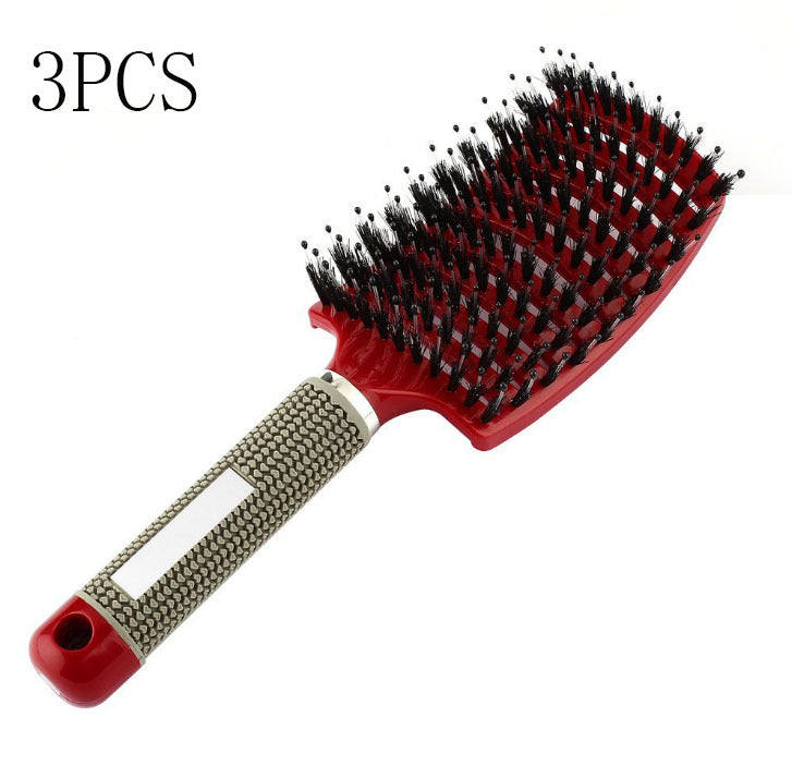 Brosse à cheveux Anti Klit Brushy Haarborstel Femmes Démêlant Cheveux Brosse À Poils En Nylon Cuir Chevelu Massage Teaser De Brosse À Cheveux Peigne