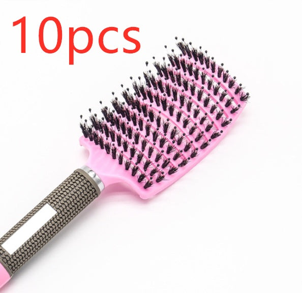 Brosse à cheveux Anti Klit Brushy Haarborstel Femmes Démêlant Cheveux Brosse À Poils En Nylon Cuir Chevelu Massage Teaser De Brosse À Cheveux Peigne
