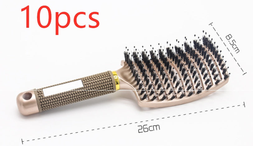 Brosse à cheveux Anti Klit Brushy Haarborstel Femmes Démêlant Cheveux Brosse À Poils En Nylon Cuir Chevelu Massage Teaser De Brosse À Cheveux Peigne