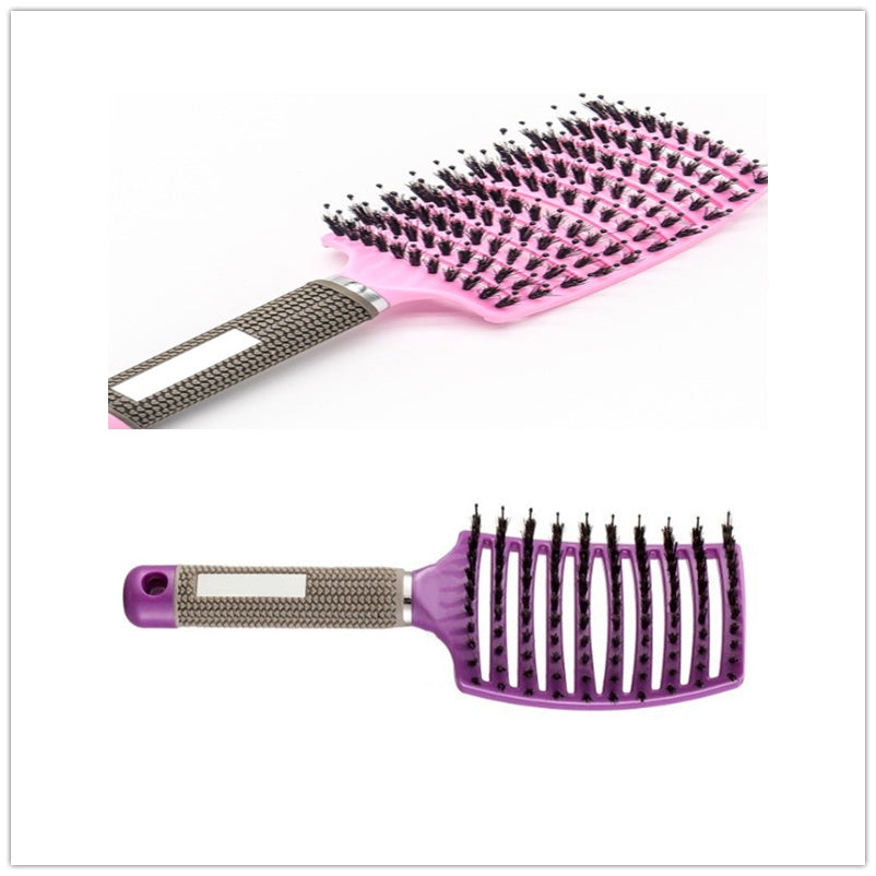 Brosse à cheveux Anti Klit Brushy Haarborstel Femmes Démêlant Cheveux Brosse À Poils En Nylon Cuir Chevelu Massage Teaser De Brosse À Cheveux Peigne