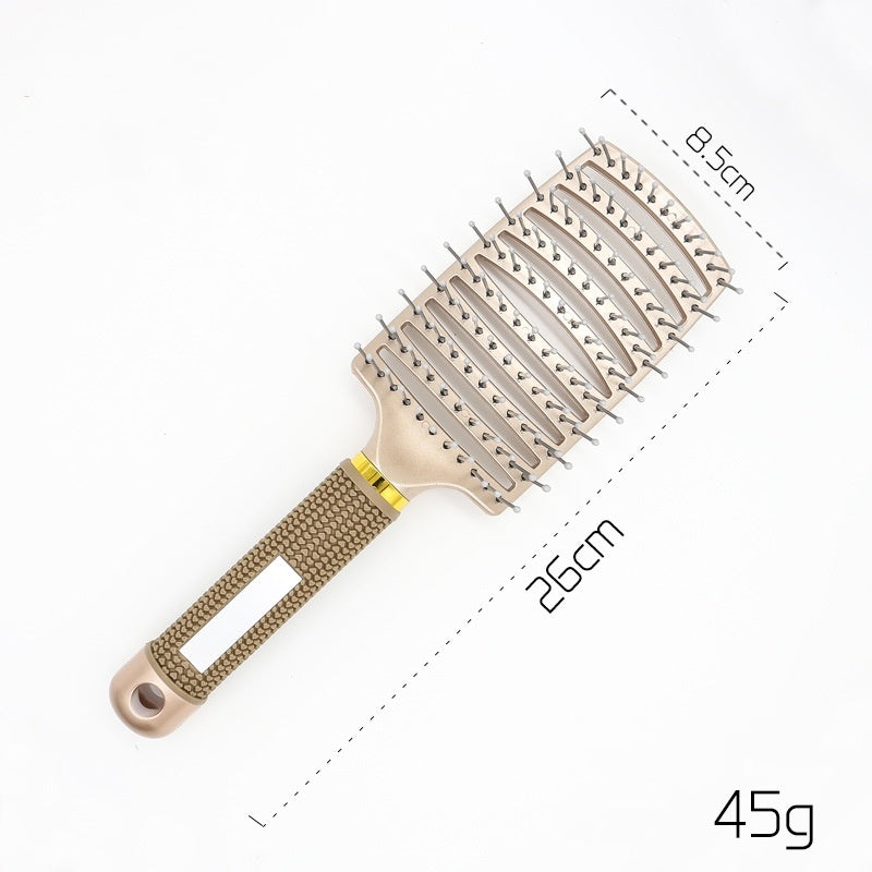 Brosse à cheveux Anti Klit Brushy Haarborstel Femmes Démêlant Cheveux Brosse À Poils En Nylon Cuir Chevelu Massage Teaser De Brosse À Cheveux Peigne