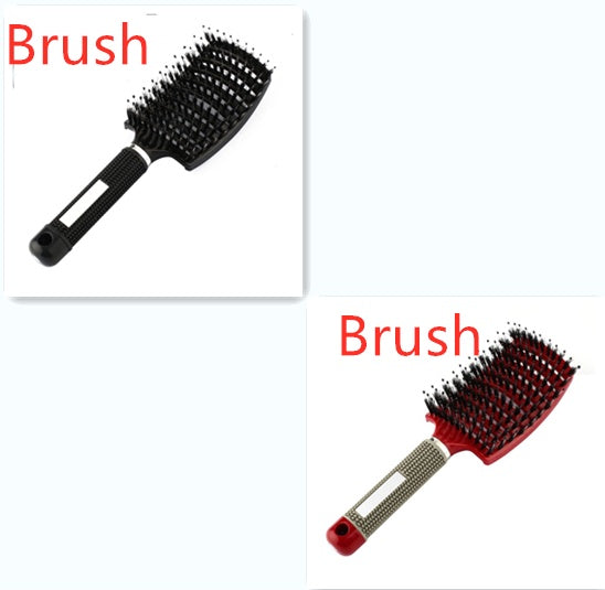 Brosse à cheveux Anti Klit Brushy Haarborstel Femmes Démêlant Cheveux Brosse À Poils En Nylon Cuir Chevelu Massage Teaser De Brosse À Cheveux Peigne