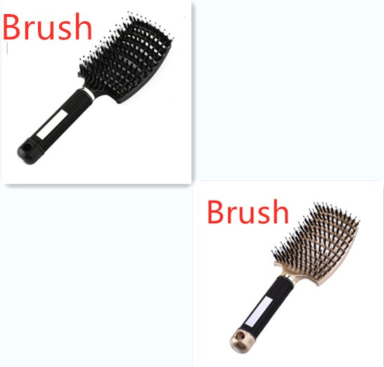 Brosse à cheveux Anti Klit Brushy Haarborstel Femmes Démêlant Cheveux Brosse À Poils En Nylon Cuir Chevelu Massage Teaser De Brosse À Cheveux Peigne