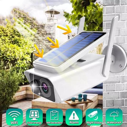 Sans fil Wifi Solaire Rechargeable Batterie Caméra