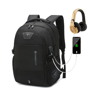Sac à dos Sac À Dos de Usb Hommes Femmes En Plein Air Voyage Sac D'affaires Ordinateur Sac