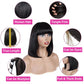 Femmes Imitation Main-À Manivelle de Cheveux, Vrais Cheveux Coiffe, de Cheveux Humains Ondulés Perruque