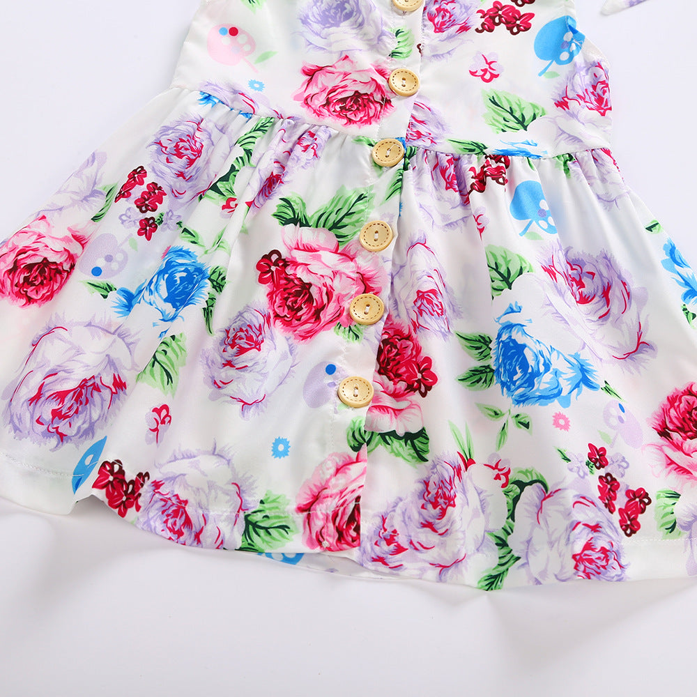 Enfants de Robe Européen Et Américain Princesse Jupe Fille Robe