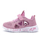 Casual Chaussures Lumière Mesh Sneakers Enfants D'été Enfants De Mode Tenis Mignon Bande Dessinée Sportive Féminine Fonctionnement Chaussette Chaussures