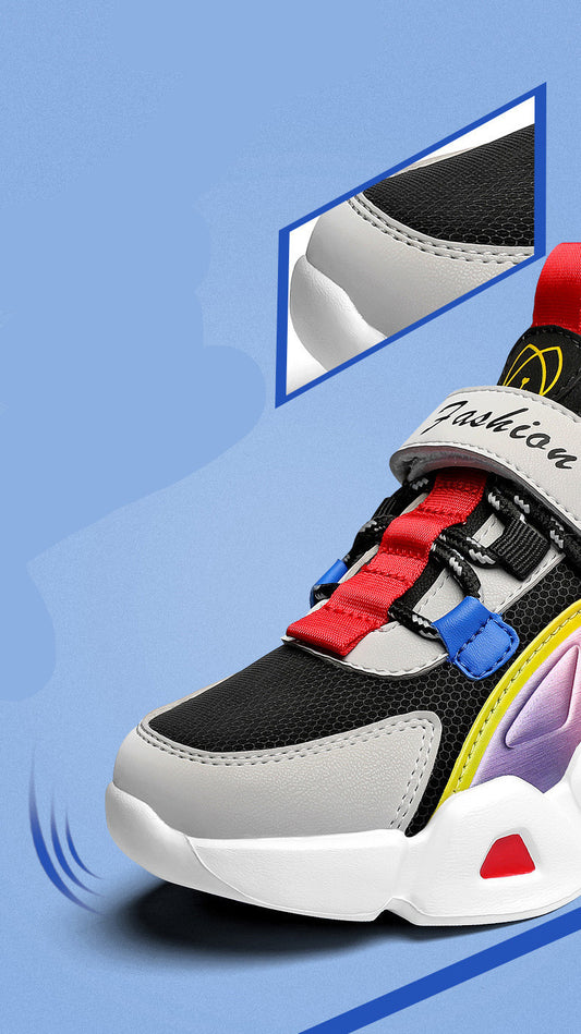 En cuir Petites Filles Chaussures de Course