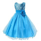 Bébé Sequin Robe Fleur Fille De Mariage Princesse Robe