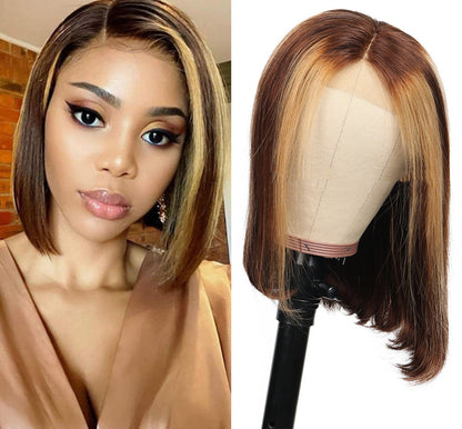 Piano Couleur Bob Coiffures Vrais Cheveux