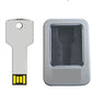 La fourniture de tin métal clés U disque laser logo personnalisé cadeau clé USB flash mémoire banque