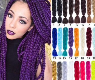 Africain noir tresse cheveux tresse tresse de cheveux haute température fil tresse cheveux perruque Africaine