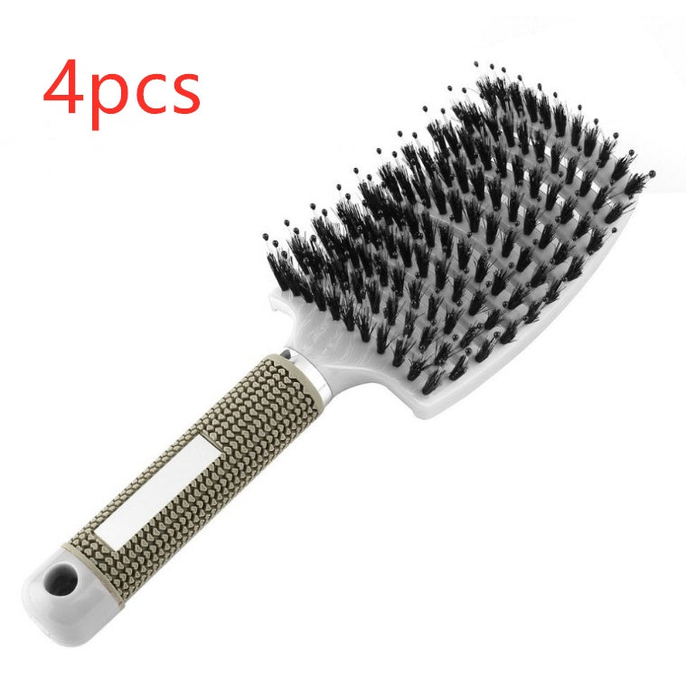 Brosse à cheveux Anti Klit Brushy Haarborstel Femmes Démêlant Cheveux Brosse À Poils En Nylon Cuir Chevelu Massage Teaser De Brosse À Cheveux Peigne