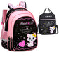 Enfants École Mignon Chat Impression Sac À Dos