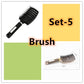 Brosse à cheveux Anti Klit Brushy Haarborstel Femmes Démêlant Cheveux Brosse À Poils En Nylon Cuir Chevelu Massage Teaser De Brosse À Cheveux Peigne