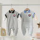 Bébé Onesies Rayé Bébé Bébé Nouveau-Né Vêtements Bébé Automne Vêtements