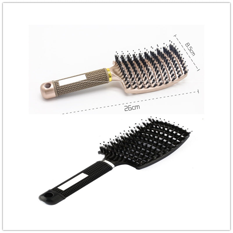 Brosse à cheveux Anti Klit Brushy Haarborstel Femmes Démêlant Cheveux Brosse À Poils En Nylon Cuir Chevelu Massage Teaser De Brosse À Cheveux Peigne