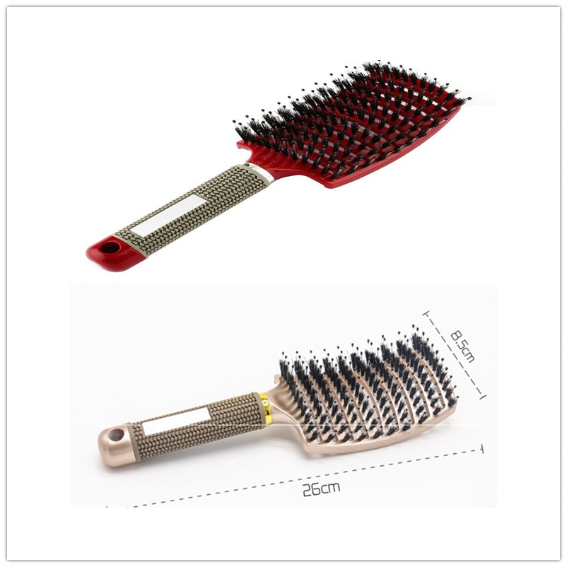 Brosse à cheveux Anti Klit Brushy Haarborstel Femmes Démêlant Cheveux Brosse À Poils En Nylon Cuir Chevelu Massage Teaser De Brosse À Cheveux Peigne