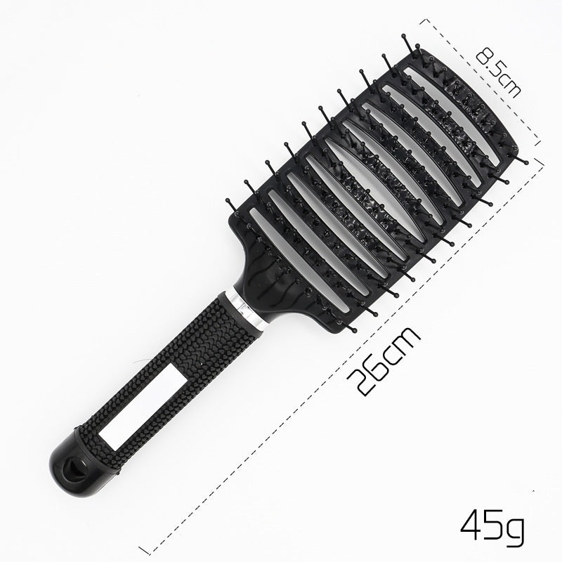 Brosse à cheveux Anti Klit Brushy Haarborstel Femmes Démêlant Cheveux Brosse À Poils En Nylon Cuir Chevelu Massage Teaser De Brosse À Cheveux Peigne