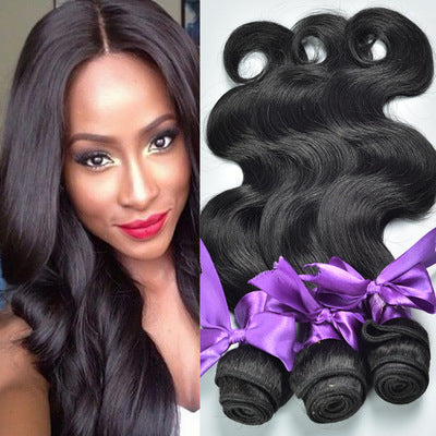Réel perruque de cheveux, cheveux styling hair extension, vague de corps de cheveux humains tisse