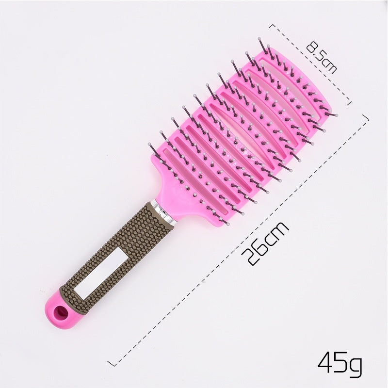 Brosse à cheveux Anti Klit Brushy Haarborstel Femmes Démêlant Cheveux Brosse À Poils En Nylon Cuir Chevelu Massage Teaser De Brosse À Cheveux Peigne