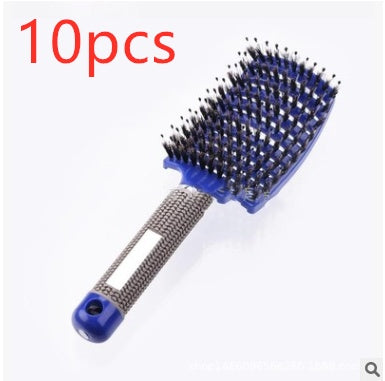 Brosse à cheveux Anti Klit Brushy Haarborstel Femmes Démêlant Cheveux Brosse À Poils En Nylon Cuir Chevelu Massage Teaser De Brosse À Cheveux Peigne