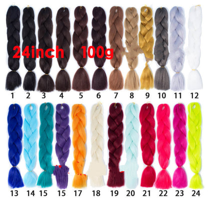 Africain noir tresse cheveux tresse tresse de cheveux haute température fil tresse cheveux perruque Africaine