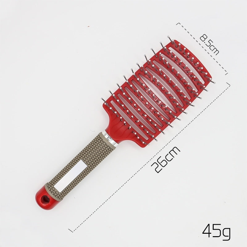 Brosse à cheveux Anti Klit Brushy Haarborstel Femmes Démêlant Cheveux Brosse À Poils En Nylon Cuir Chevelu Massage Teaser De Brosse À Cheveux Peigne