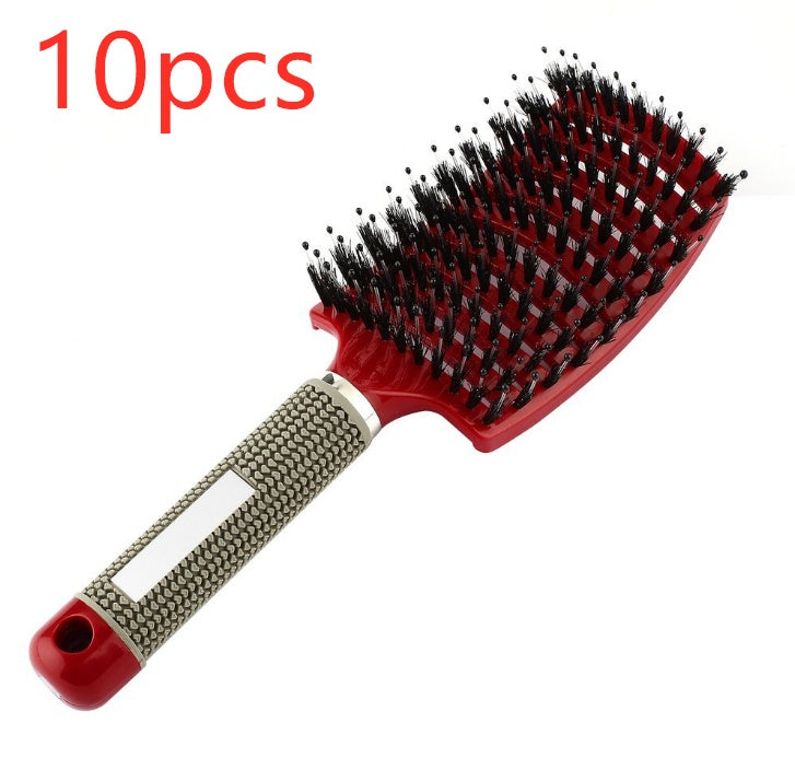 Brosse à cheveux Anti Klit Brushy Haarborstel Femmes Démêlant Cheveux Brosse À Poils En Nylon Cuir Chevelu Massage Teaser De Brosse À Cheveux Peigne